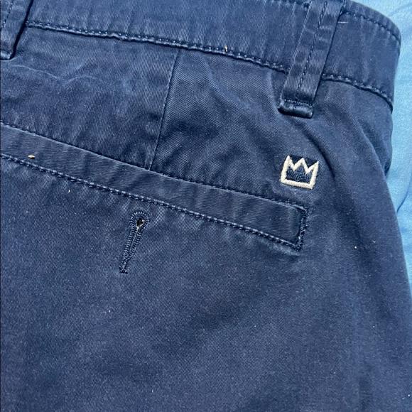 Crown & Ivy Dark Blue Men's Flat Front Shorts - Picture 4 of 5